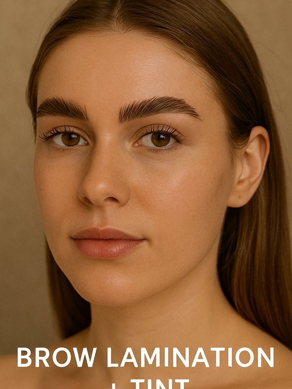 Brow Lamination and Tint